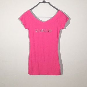 Pink Bebe short sleeve shirt